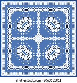 Baldosas de azulejos antiguos. Diseño moderno. Textura de patrón sin fisuras del vector. España azul y decoración portuguesa para bolsas, estuches para smartphones, camisetas, ropa de cama o scrapbooking.
