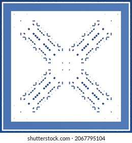 Baldosas de azulejos antiguos. Diseño moderno. Textura de patrón sin fisuras del vector. España azul y decoración portuguesa para bolsas, estuches para smartphones, camisetas, ropa de cama o scrapbooking.