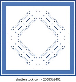 Baldosas de azulejos antiguos. Diseño moderno. Textura de patrón sin fisuras del vector. España azul y decoración portuguesa para bolsas, estuches para smartphones, camisetas, ropa de cama o scrapbooking.