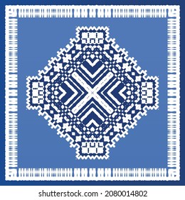 Baldosas de azulejos antiguos. Diseño moderno. Textura de patrón sin fisuras del vector. España azul y decoración portuguesa para bolsas, estuches para smartphones, camisetas, ropa de cama o scrapbooking.