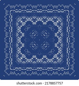 Baldosas de azulejos antiguos. Diseño original. Tema del patrón sin fisuras del vector. España azul y decoración portuguesa para bolsas, estuches para smartphones, camisetas, ropa de cama o scrapbooking.