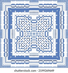 Baldosas de azulejos antiguos. Diseño original. Tema del patrón sin fisuras del vector. España azul y decoración portuguesa para bolsas, estuches para smartphones, camisetas, ropa de cama o scrapbooking.