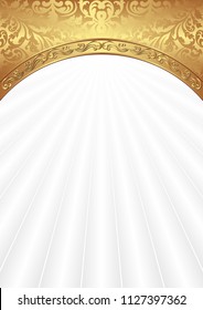 antique background with golden ornaments
