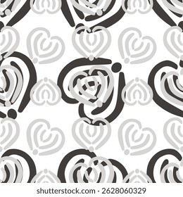 design de padrão antigo e bonito, padrão de amor, design de amor com cores bonitas, vetor de amor, design para tecido