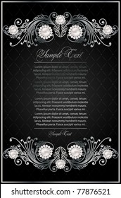 antique black  background