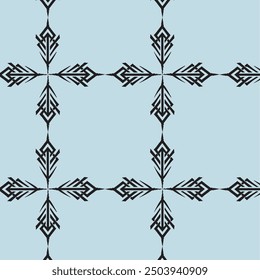 antique box tribal vector design textile seamless pattern minimalist style in pastel sea green color background high quality pattern for prints