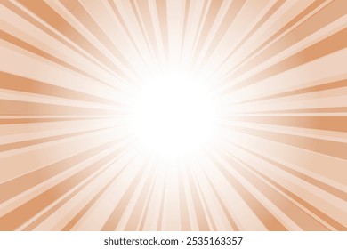 Antique Brass Sunburst Pattern Background. Abstract sun rays flare background. Bright comic sunburst effect background for templates, sales banners, events, ads, web, and much more.