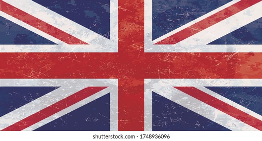 Antique British flag (Union Jack)