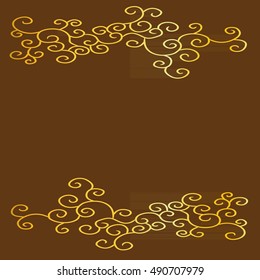 Antique brown background pattern