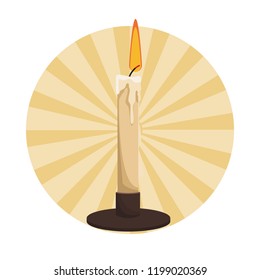 Antique candle light