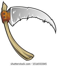 
Antique cartoon sharp steel weapon for war