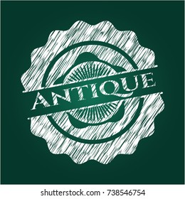 Antique chalkboard emblem