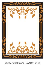 Antique Charm Ornamental Border Decorative Vector