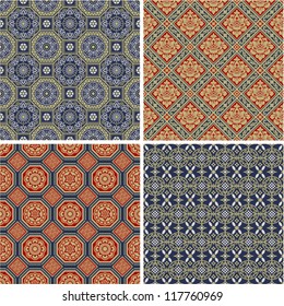 Antique Chinese seamless patterns