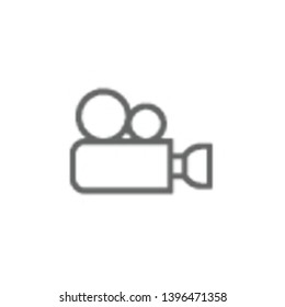 Antique Cinema Camera icon. Element of theatre icon. Thin line icon for website design and development, app development. Premium icon
