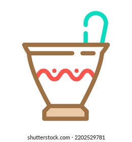 antique clay crockery color icon vector. antique clay crockery sign. isolated symbol illustration