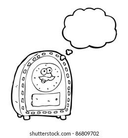 personagem antigo de desenho animado relógio
