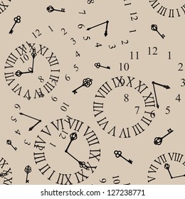 antique clock face seamless background