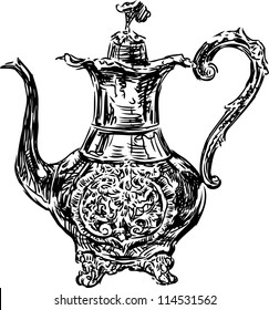 antique coffee pot