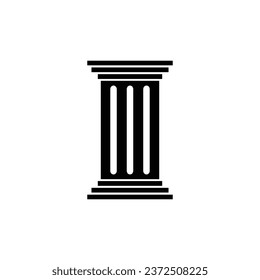 antique colum vector icon logo