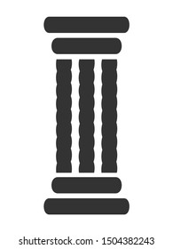 Antique Column line icon, pillar outline vector logo, linear pictogram isolated on white, pixel perfect illustration