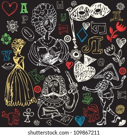 doodles antiguos locos