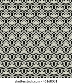 Antique curl background