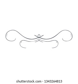 One Line Drawn Isolated Vector Object Stock Vector (Royalty Free ...