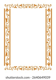 Antique Decorative Ornamental Border Decorative Vector