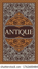 Antique - decorative ornate vintage label design