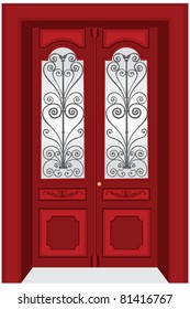 Antique Door Vector