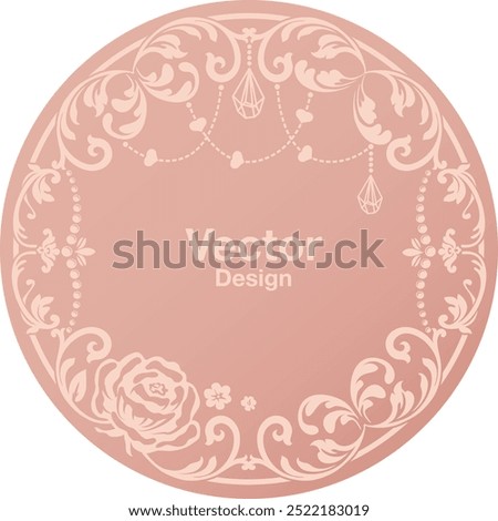 antique elegant graceful classic design flower floral frame lace ornament element beautiful gorgeous lovely pretty luxury expensive
