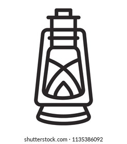 
An antique fire and light tool lighted by fuel
