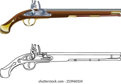 Antique Flintlock Pistol