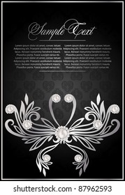antique floral background