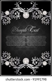 antique floral background