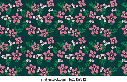 Antique floral pattern Background for valentine, with elegant leaf and floral concept.