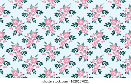 Antique floral pattern Background for valentine, with elegant leaf and floral concept.
