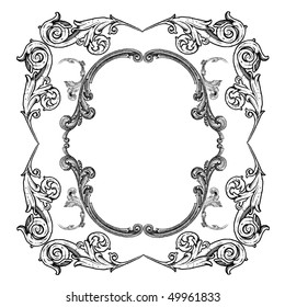 Antique frame