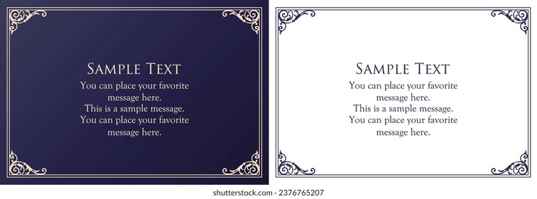 Antique frame design inspired by Christmas