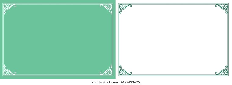 Antique frame design. vintage frame. Luxury frame. elegance frame