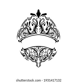 Antique frame vintage design vector