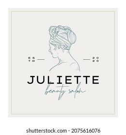 Antique Greek classic statues vector logo. Modern tattoo and logotip. Hand drawn mythical trendy Vector