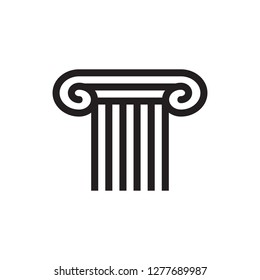 Temple Pillars Logo Stock Vectors, Images & Vector Art | Shutterstock