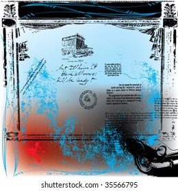 antique grunge background vector
