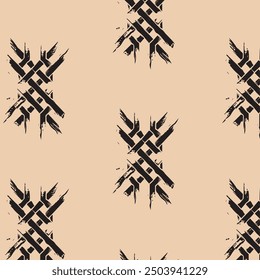 antique hatching mat tribal design textile seamless pattern minimalist style in pastel color background high quality pattern for prints