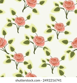 Antique illustration. Hand drawing wallpaper. The Amazing fabric Abstract Background, Halftone Flowers Bouquet, Floral illustration, for greeting card, textile and digital print - Illustration