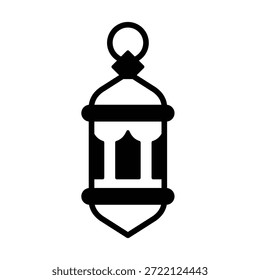 Antique Lamp Vector icon which can easily modify or edit
