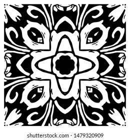 antique leaves square ornate vector