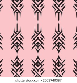 Línea antigua Diseño de Vector tribal Textil Patrón transparente Estilo minimalista en color pastel Fondo Patrón de alta calidad para impresiones